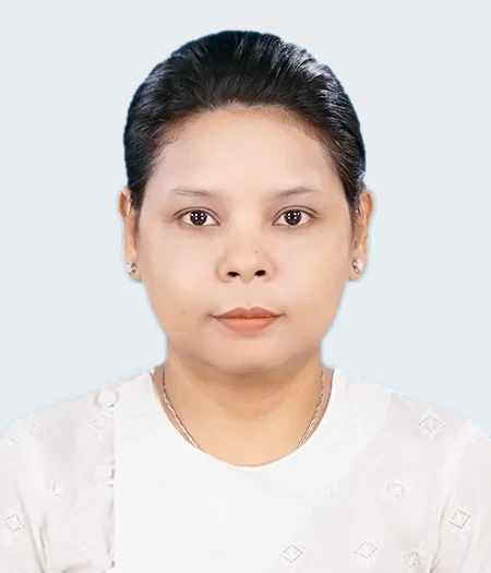 Portrait of Phyo Phyo Aye, Managing Director of Golden Rain (Shwe Moe) Company Limited